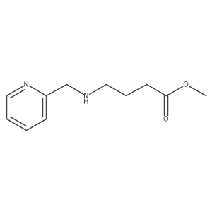 Methyl 4-((pyridin-2-ylmethyl)amino)butanoate Structure
