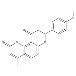 8-(4-Methoxyphenyl)-4-methyl-8,9-dihydropyrano[2,3-f]chromene-2,10-dione Structure