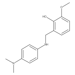 2-({[4-(Dimethylamino)phenyl]amino}methyl)-6-methoxyphenol Structure
