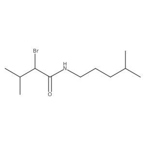 2-bromo-3-methyl-N-(4-methylpentyl)butanamide结构式