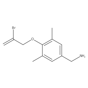 4-[(2-Bromo-2-propen-1-yl)oxy]-3,5-dimethylbenzenemethanamine Structure