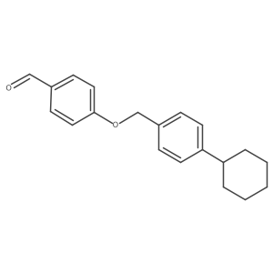 4-[(4-cyclohexylphenyl)methoxy]benzaldehyde结构式