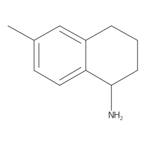 (R)-6-Methyl-1,2,3,4-tetrahydronaphthalen-1-amine结构式