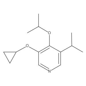 3-Cyclopropoxy-4-isopropoxy-5-isopropylpyridine Structure