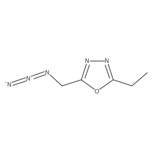 2-(Azidomethyl)-5-ethyl-1,3,4-oxadiazole结构式