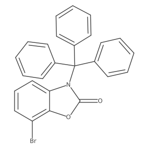 7-Bromo-3-trityl-3H-benzooxazol-2-one结构式