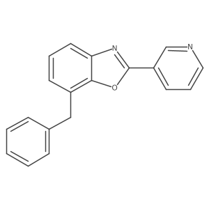 7-Benzyl-2-pyridin-3-yl-1,3-benzoxazole结构式