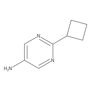 2-Cyclobutylpyrimidin-5-amine Structure