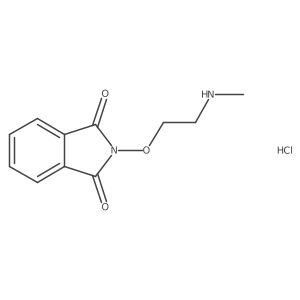 2-(2-Methylaminoethoxy)-isoindole-1,3-dione hydrochloride Structure