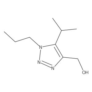 [5-(propan-2-yl)-1-propyl-1H-1,2,3-triazol-4-yl]methanol Structure