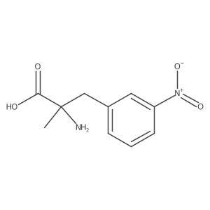 2-Amino-2-methyl-3-(3-nitrophenyl)propanoic acid Structure
