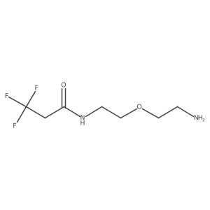 N-(2-(2-Aminoethoxy)ethyl)-3,3,3-trifluoropropanamide结构式