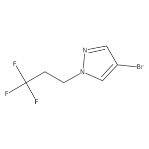 4-bromo-1-(3,3,3-trifluoropropyl)-1H-pyrazole结构式
