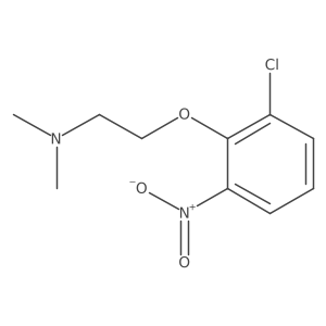 N-[2-(2-Chloro-6-nitrophenoxy)ethyl]-N,N-dimethylamine结构式