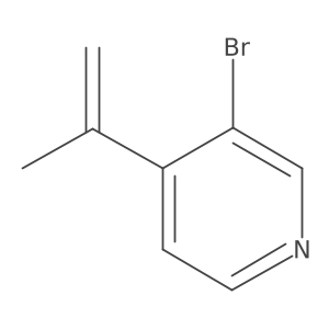 3-Bromo-4-(prop-1-en-2-yl)pyridine Structure