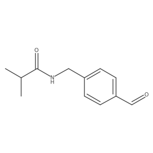 N-[(4-Formylphenyl)methyl]-2-methylpropanamide结构式