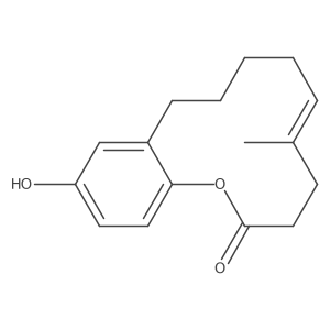 2H-1-Benzoxacyclododecin-2-one, 3,4,7,8,9,10-hexahydro-12-hydroxy-5-Methyl-, (5E)-结构式