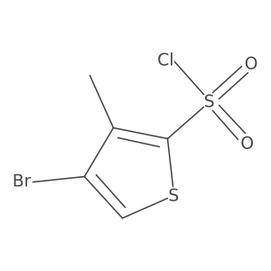 4-Bromo-3-methylthiophene-2-sulfonyl chloride Structure