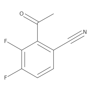 6'-Cyano-2',3'-difluoroacetophenone结构式