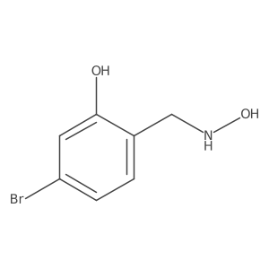 5-Bromo-2-[(hydroxyamino)methyl]phenol Structure