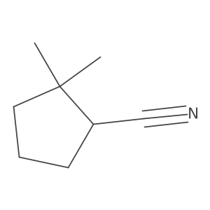 2,2-Dimethylcyclopentane-1-carbonitrile Structure