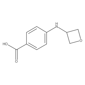 4-[(Oxetan-3-yl)amino]benzoic acid Structure