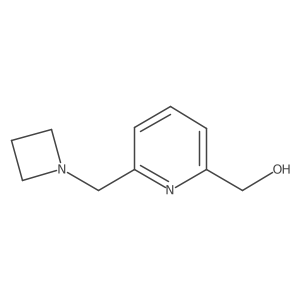 6-(1-Azetidinylmethyl)-2-pyridinemethanol结构式