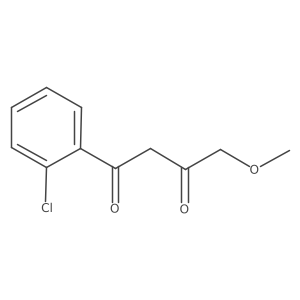 1-(2-Chlorophenyl)-4-methoxybutane-1,3-dione Structure