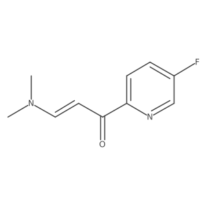 (2E)-3-(Dimethylamino)-1-(5-fluoropyridin-2-YL)prop-2-EN-1-one结构式