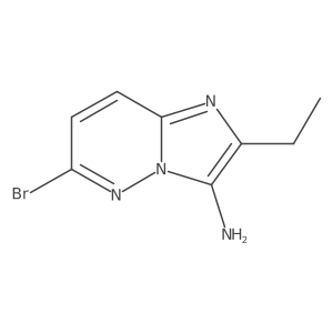6-Bromo-2-ethylimidazo[1,2-B]pyridazin-3-amine结构式