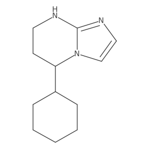 5-cyclohexyl-5H,6H,7H,8H-imidazo[1,2-a]pyrimidine结构式