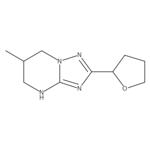 6-methyl-2-(oxolan-2-yl)-4H,5H,6H,7H-[1,2,4]triazolo[1,5-a]pyrimidine Structure