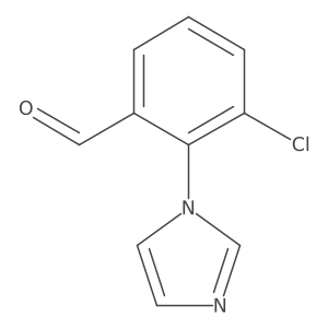 3-Chloro-2-(1H-imidazol-1-yl)benzaldehyde Structure