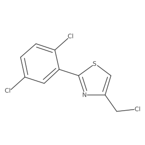 4-(Chloromethyl)-2-(2,5-dichlorophenyl)thiazole Structure