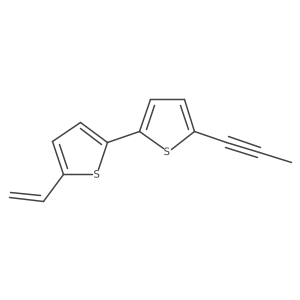 5-(1-Propynyl)-5'-vinyl-2,2'-bithiophene结构式