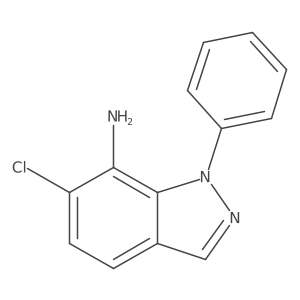 6-Chloro-1-phenyl-1H-indazol-7-amine Structure