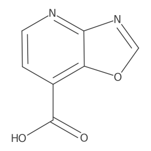 [1,3]Oxazolo[4,5-b]pyridine-7-carboxylic acid Structure