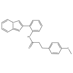 N-(2-(imidazo[1,2-a]pyridin-2-yl)phenyl)-3-(4-methoxyphenyl)propanamide Structure