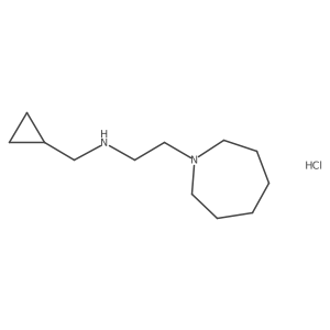 [2-(Azepan-1-yl)ethyl](cyclopropylmethyl)amine hydrochloride Structure