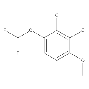 2,3-Dichloro-4-(difluoromethoxy)anisole结构式
