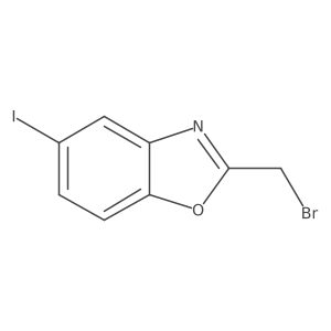 2-(Bromomethyl)-5-iodobenzo[d]oxazole Structure
