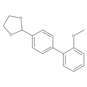 2-(2'-Methoxy-[1,1'-biphenyl]-4-yl)-1,3-dioxolane结构式