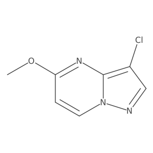 3-Chloro-5-methoxypyrazolo[1,5-A]pyrimidine结构式