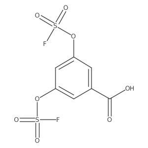 3,5-bis[(fluorosulfonyl)oxy]-Benzoic acid Structure