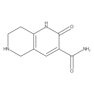 2-Oxo-1,2,5,6,7,8-hexahydro-1,6-naphthyridine-3-carboxamide Structure