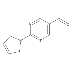 2-(2,5-Dihydro-1H-pyrrol-1-yl)pyrimidine-5-carbaldehyde Structure