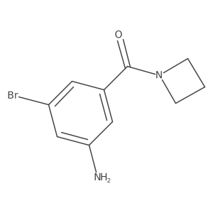 (3-Amino-5-bromo-phenyl)-azetidin-1-yl-methanone Structure
