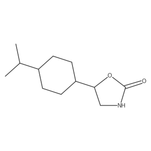 5-[4-(Propan-2-yl)cyclohexyl]-1,3-oxazolidin-2-one结构式