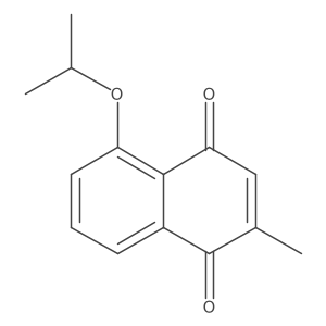 2-Methyl-5-propan-2-yloxynaphthalene-1,4-dione Structure