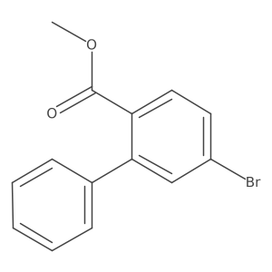 4-Bromo-2-phenylbenzoic acid methyl ester Structure